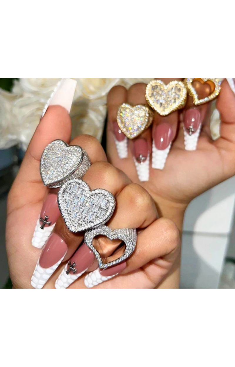 SENA HEART CZ RING(Ready to Ship)