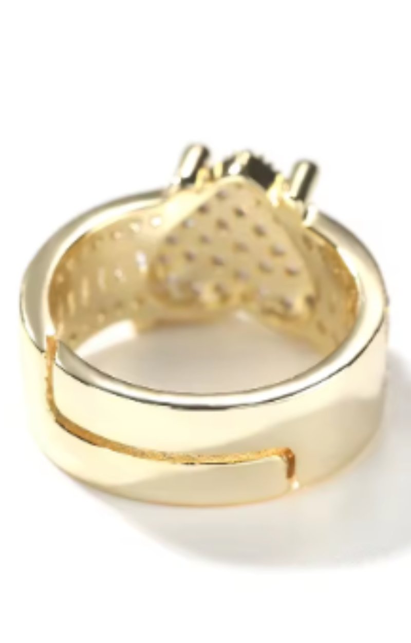 SOLANGE HEART RING(Ready to Ship)