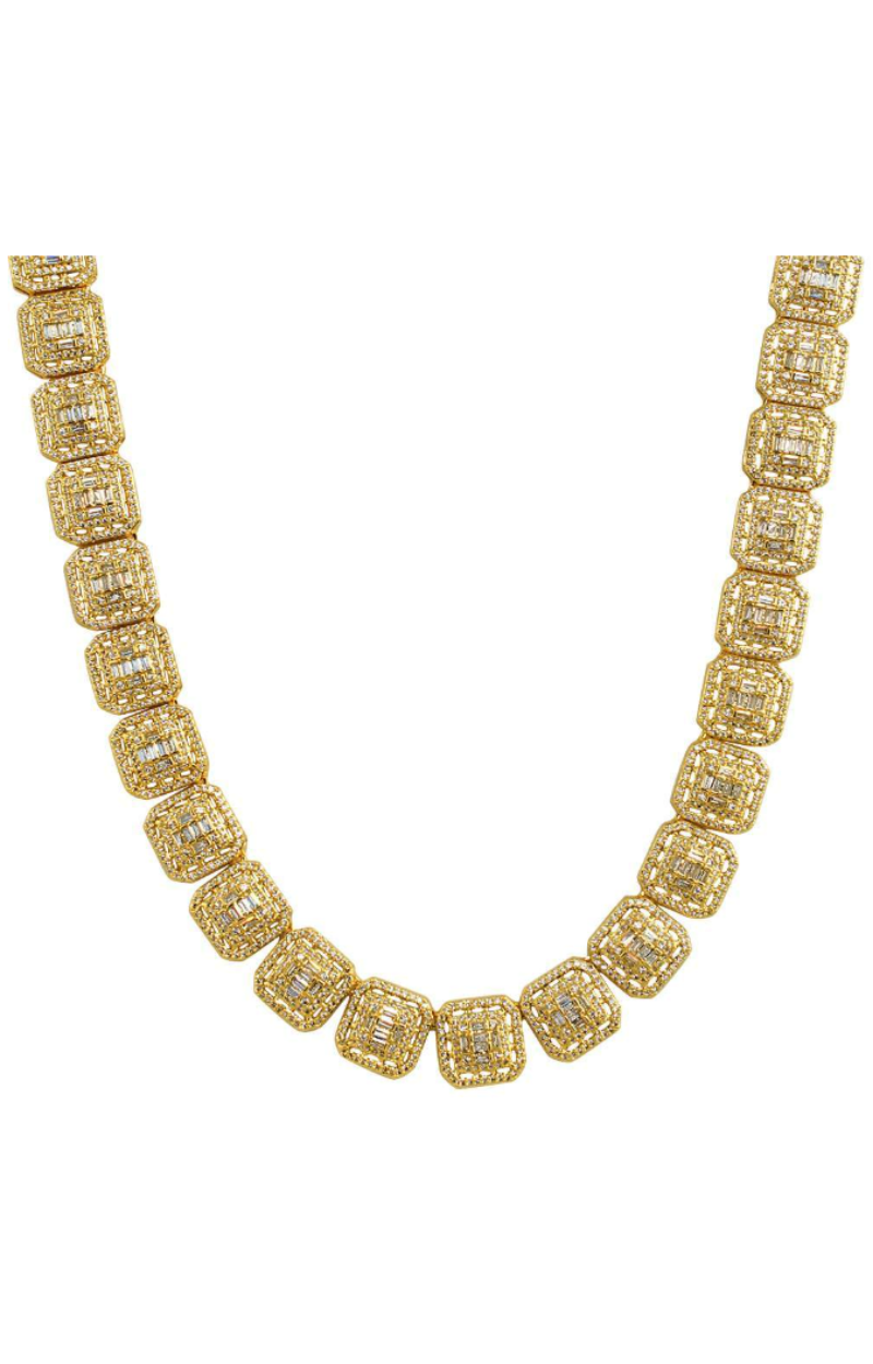 BAGUETTE RHINESTONE CHAIN(Ready to Ship)
