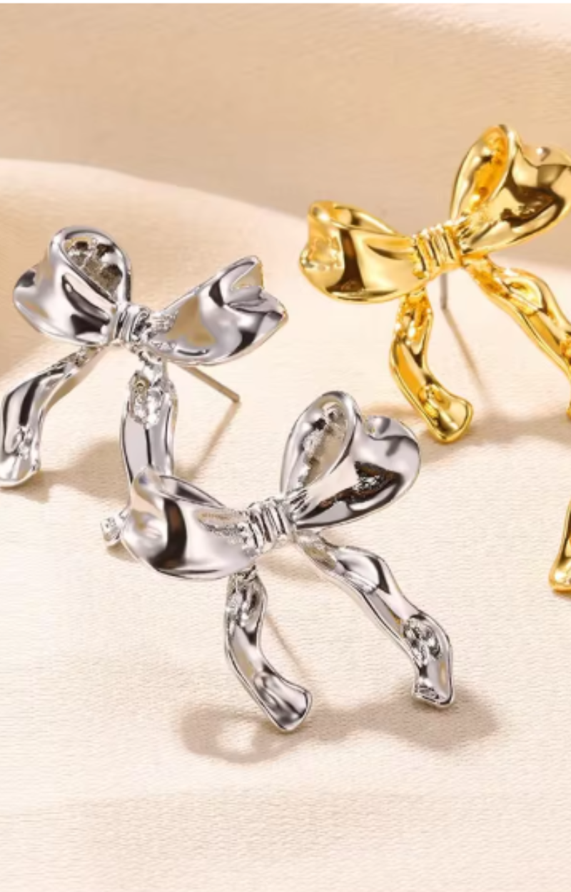 LUXIIVA® BOW EARRINGS(Ready to Ship)