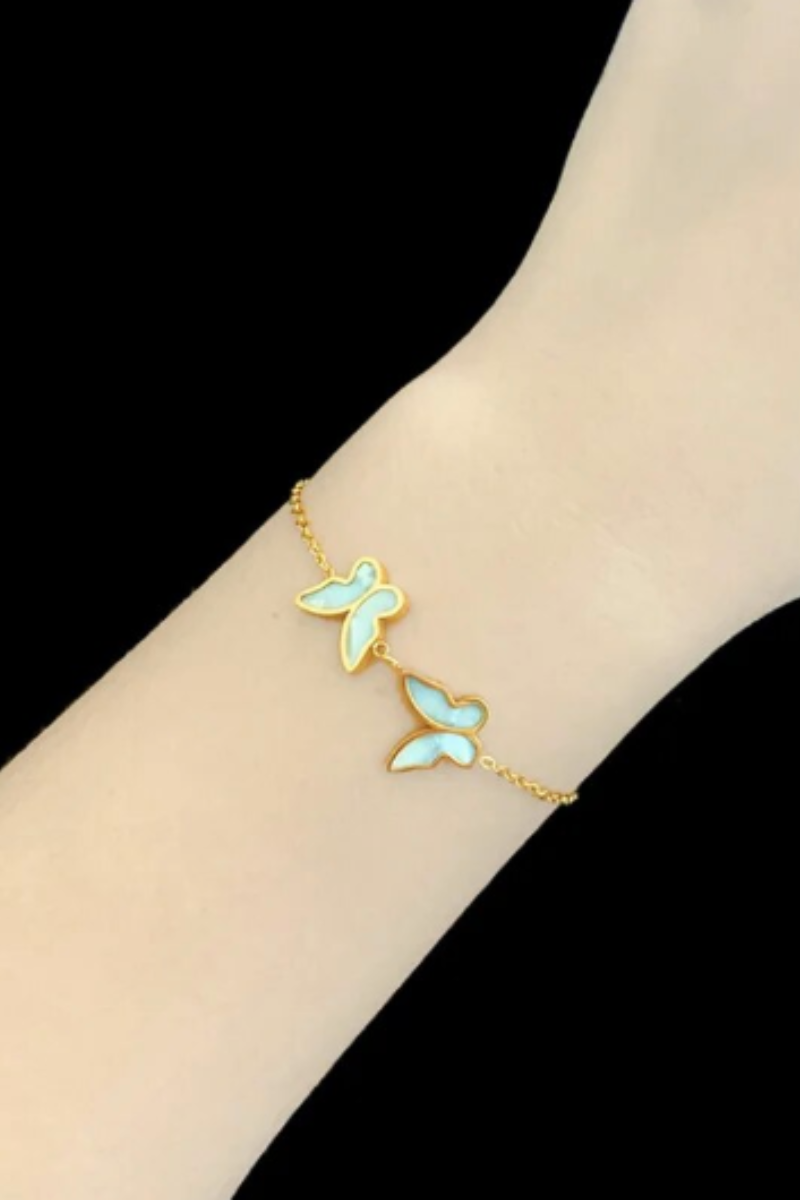LUXIIVA® NATURAL SHELL BUTTERFLY NECKLACE(Ready to Ship)