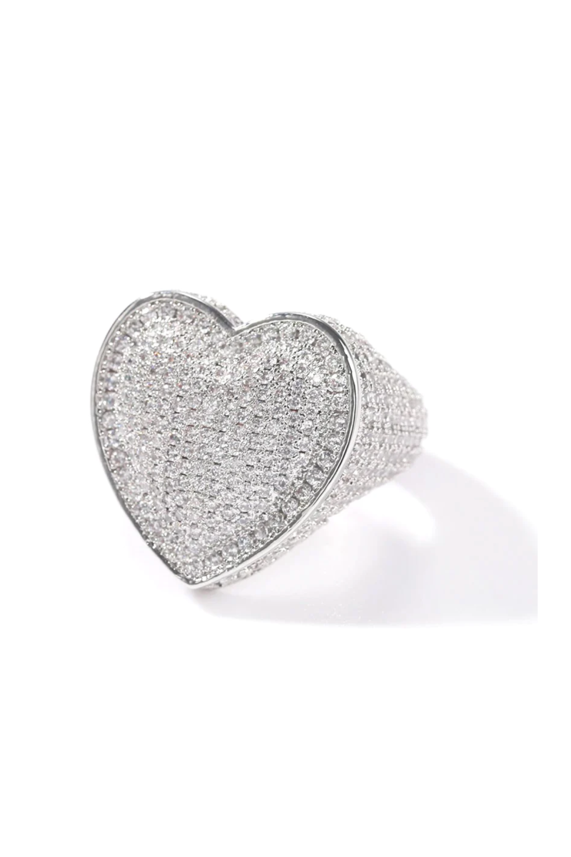 SENA HEART CZ RING(Ready to Ship)