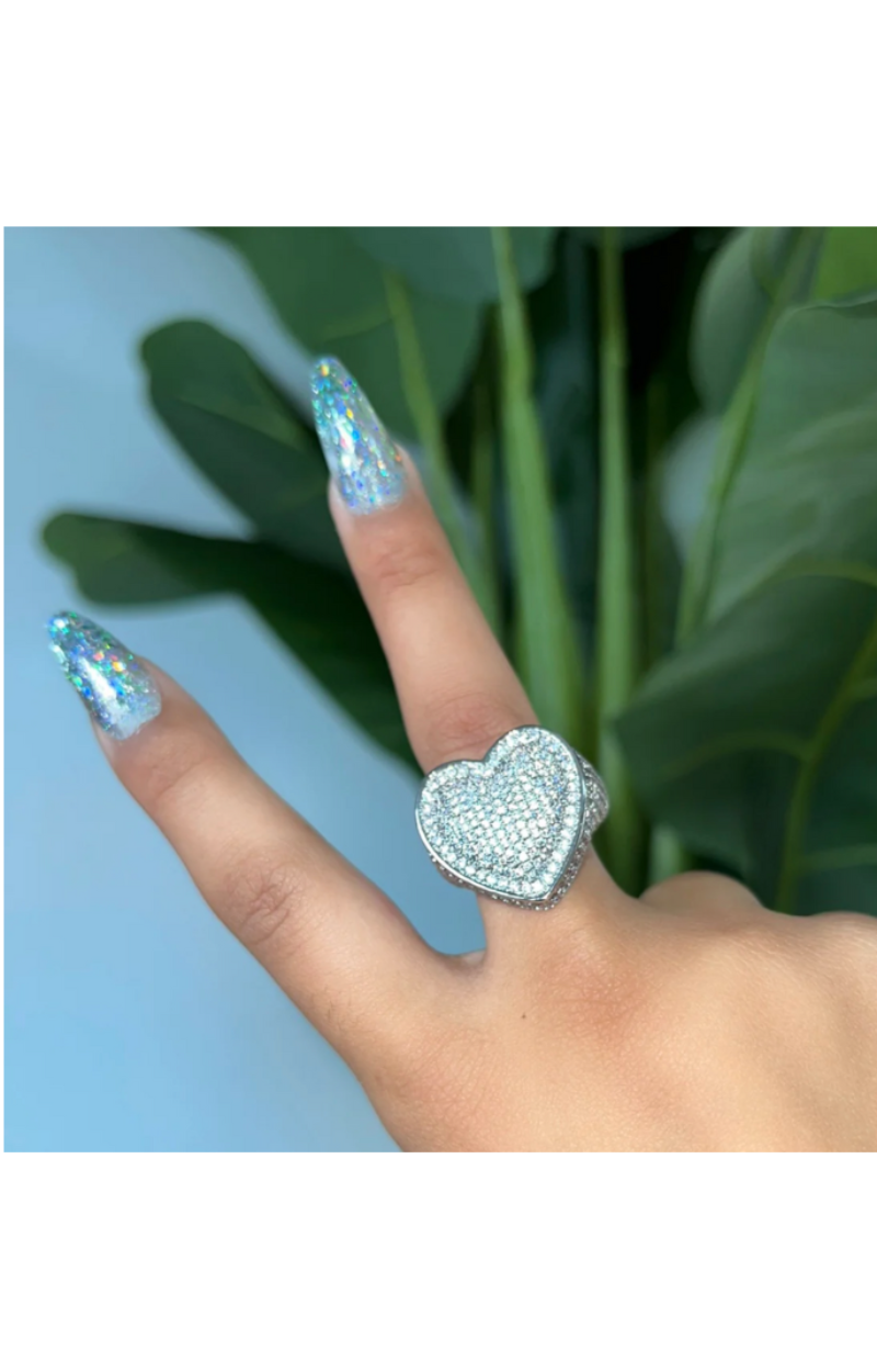 SENA HEART CZ RING(Ready to Ship)