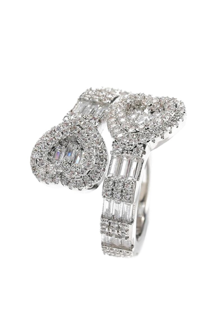 DEBBY HEARTSPARK RING- WIDE(Ready to Ship)