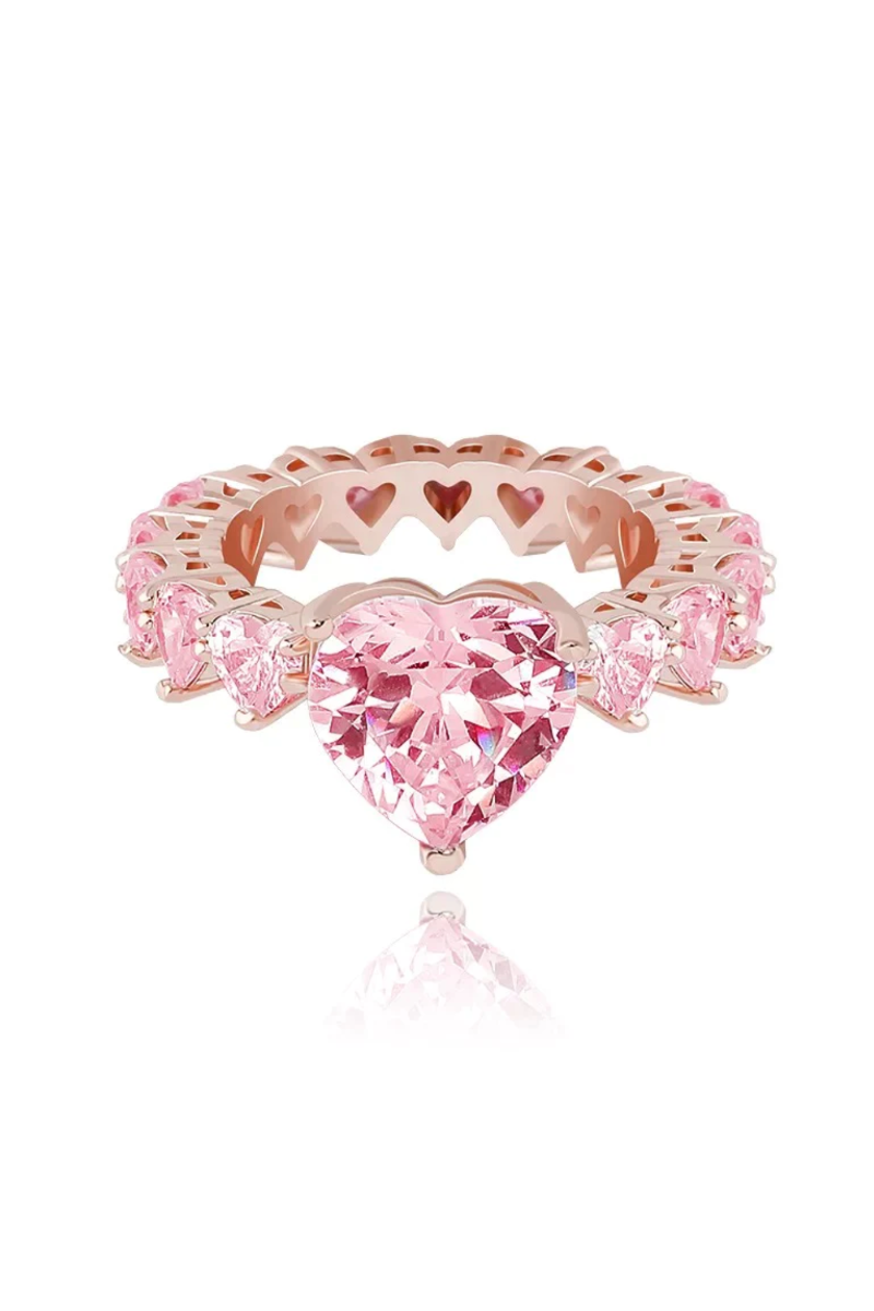LUXIIVA® JENNIFER HEART CZ RINGS(Ready to Ship)