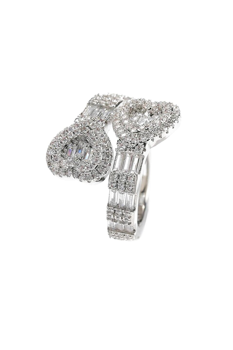 DEBBY HEARTSPARK RING- WIDE(Ready to Ship)