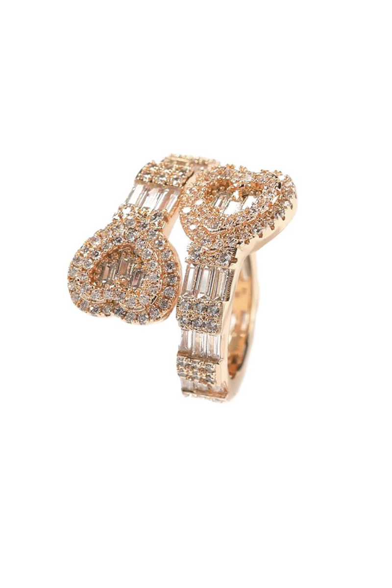 DEBBY HEARTSPARK RING- WIDE(Ready to Ship)