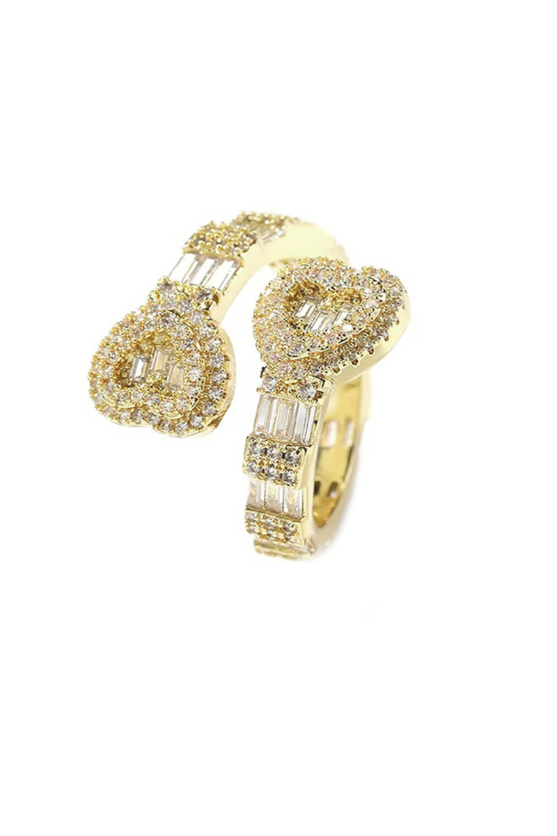 DEBBY HEARTSPARK RING- WIDE(Ready to Ship)