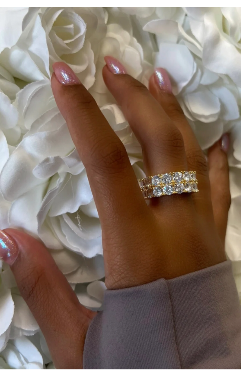 LUCY DOUBLE BAND RING(Ready to Ship)