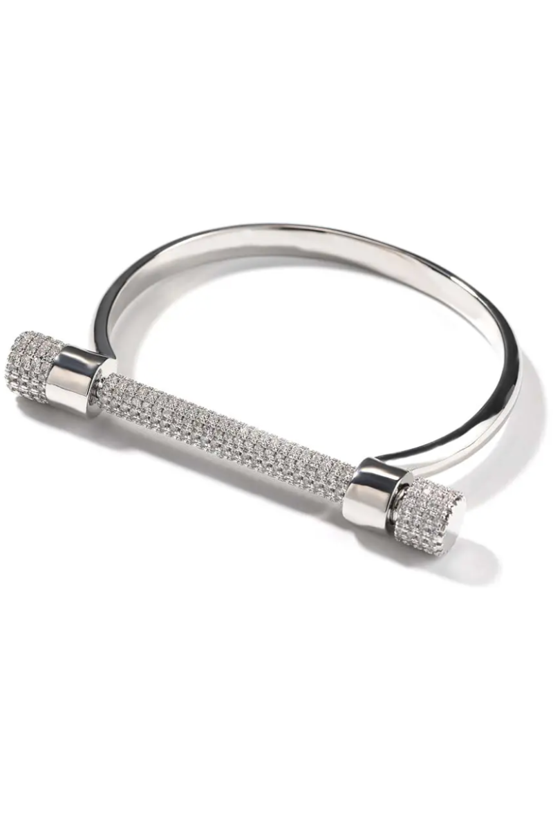 LUXIIVA® NELLY SCREW DIAMOND BRACELET (Ready to Ship)
