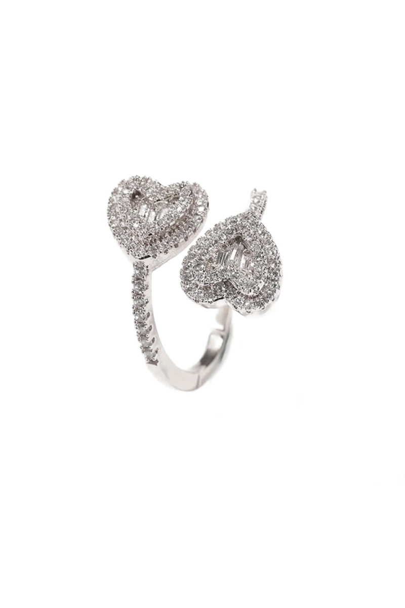 LUXIIVA® DEBBY HEARTSPARK RING- THIN(Ready to Ship)
