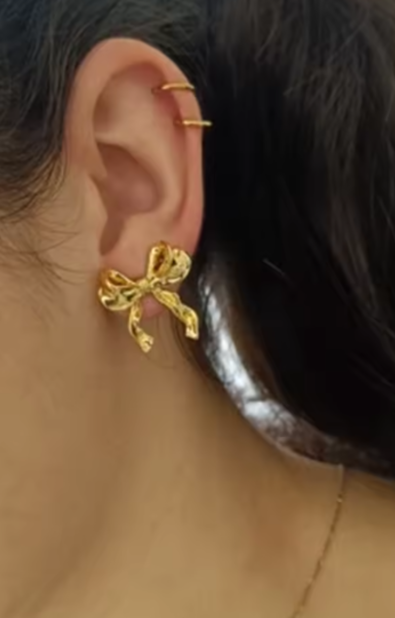 LUXIIVA® BOW EARRINGS(Ready to Ship)