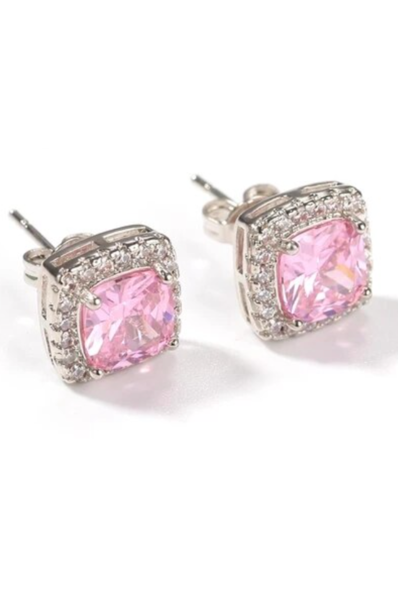 LUXIIVA® CLASSIC SQUARE CUT STUDS (Ready to Ship)