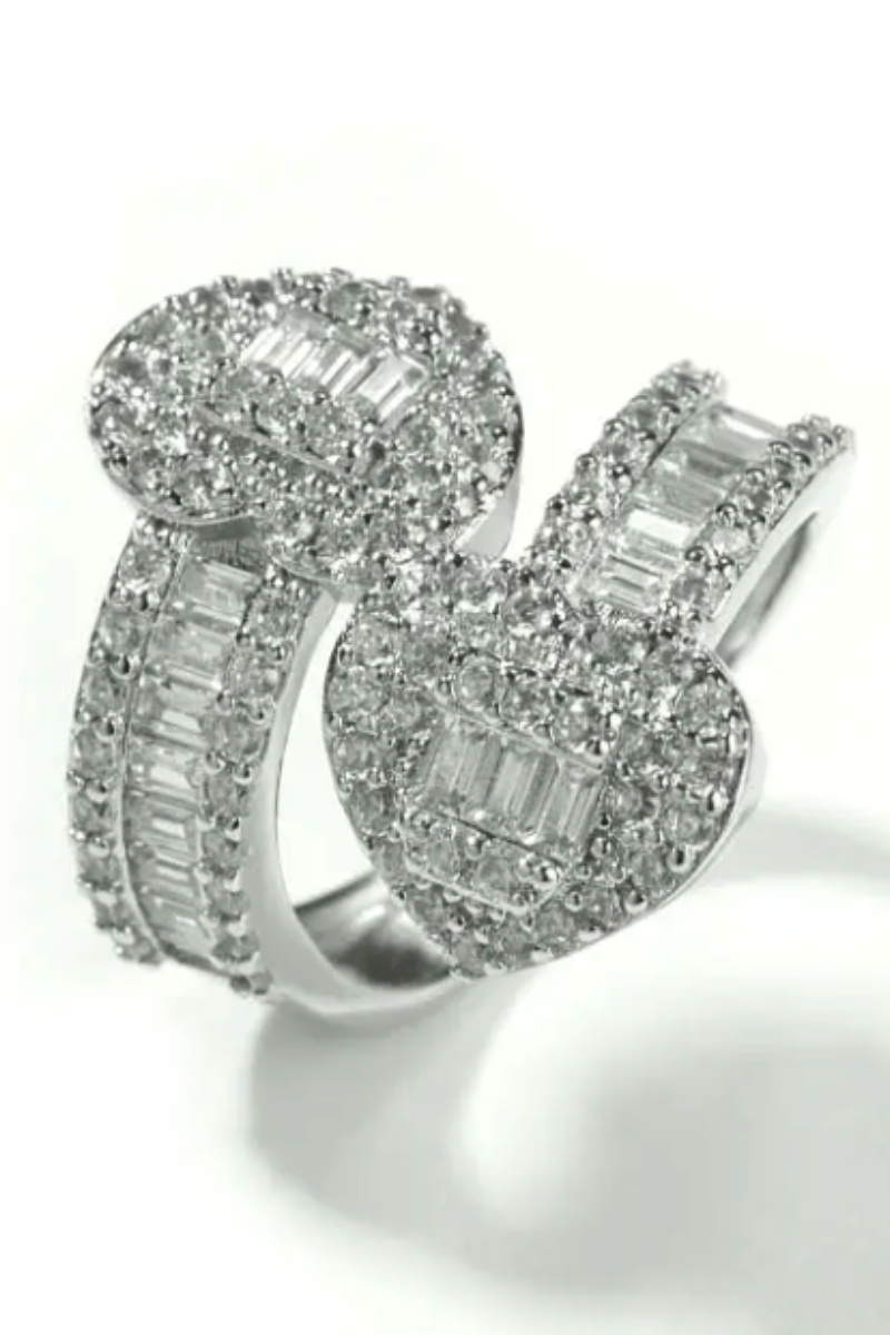 DOUBLE HEARTS RING(Ready to Ship)