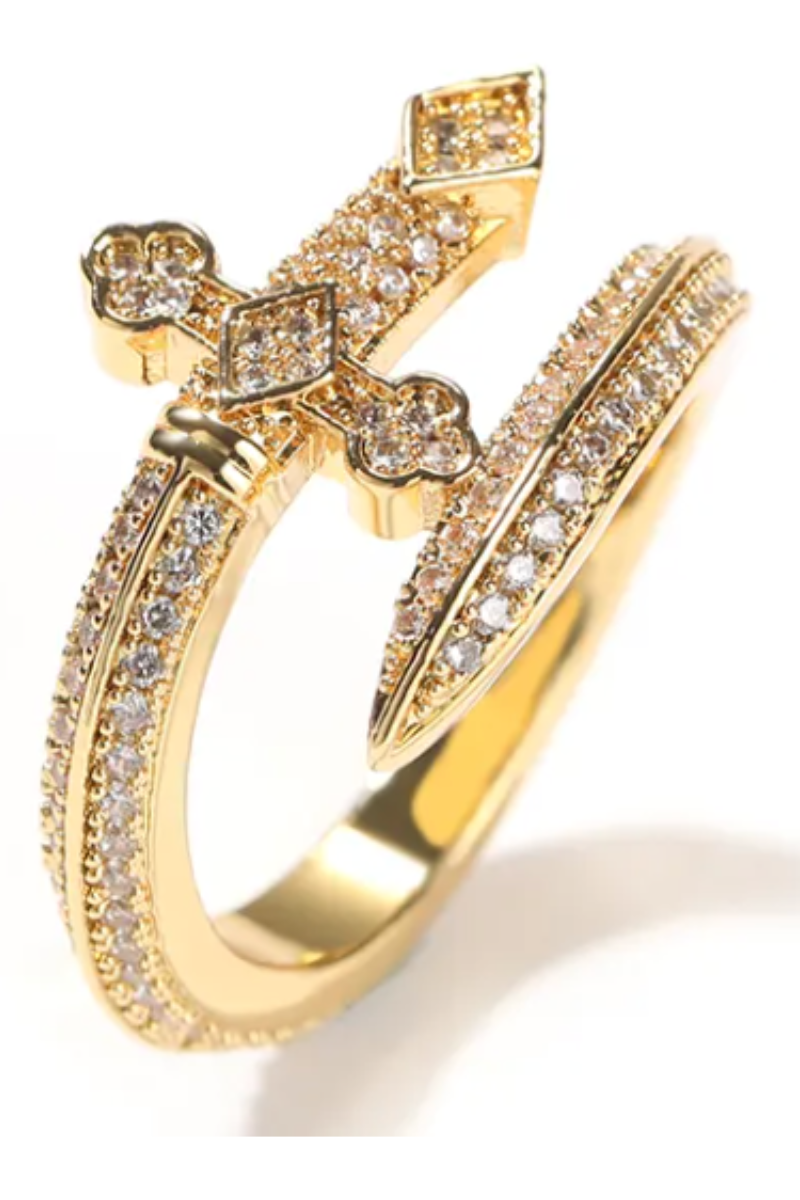 LUXIIVA® SWORD CZ RING(Ready to Ship)