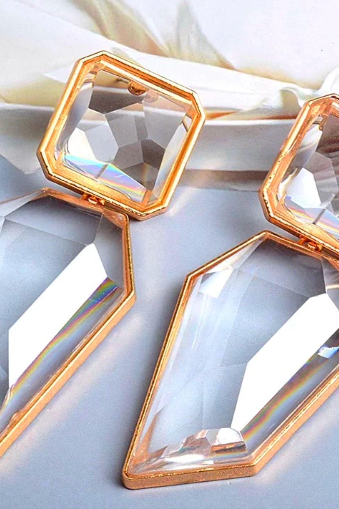 LUXIIVA® CRYSTAL DROP EARRING(Ready to Ship)