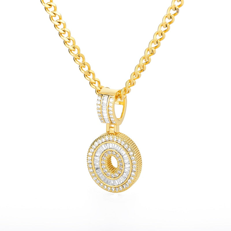 LUXIIVA® BUBBLE BLING INITIAL NECKLACE (Ready to Ship)