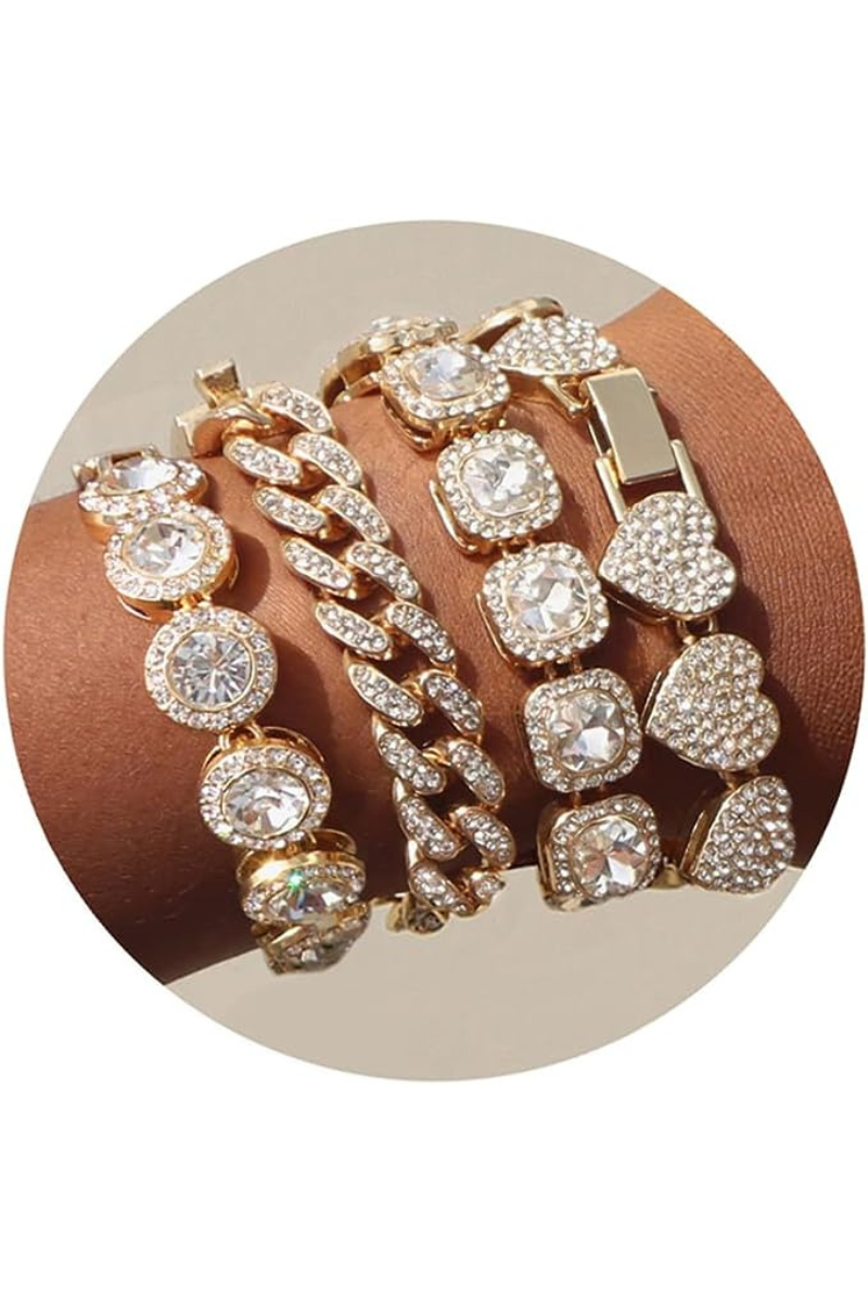 LUXIIVA® 4 PCS MEGAN BRACELET STACK (Ready to Ship)-$6.25/Count