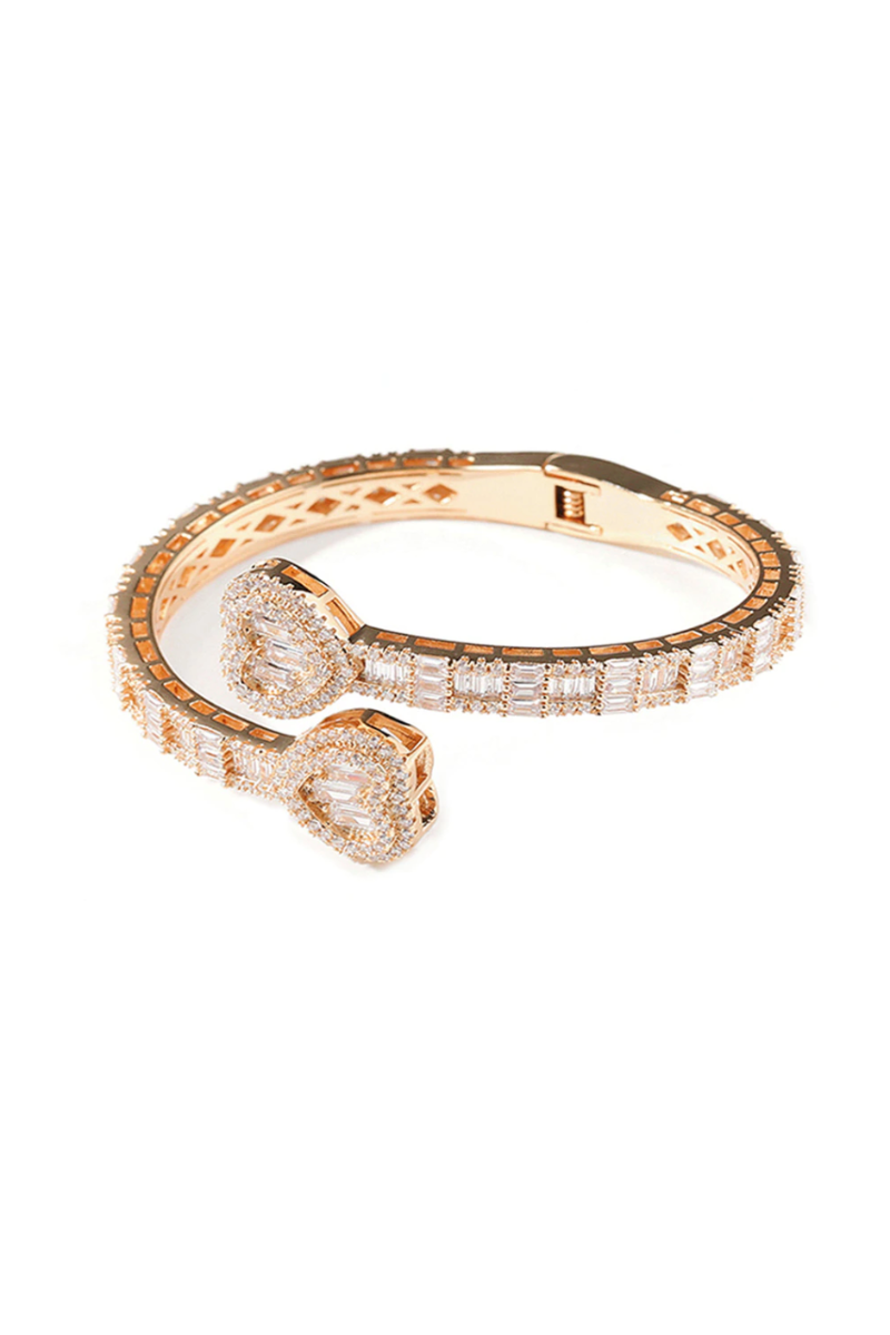 LUXIIVA® OPEN HEART CZ BRACELET (Ready to Ship)