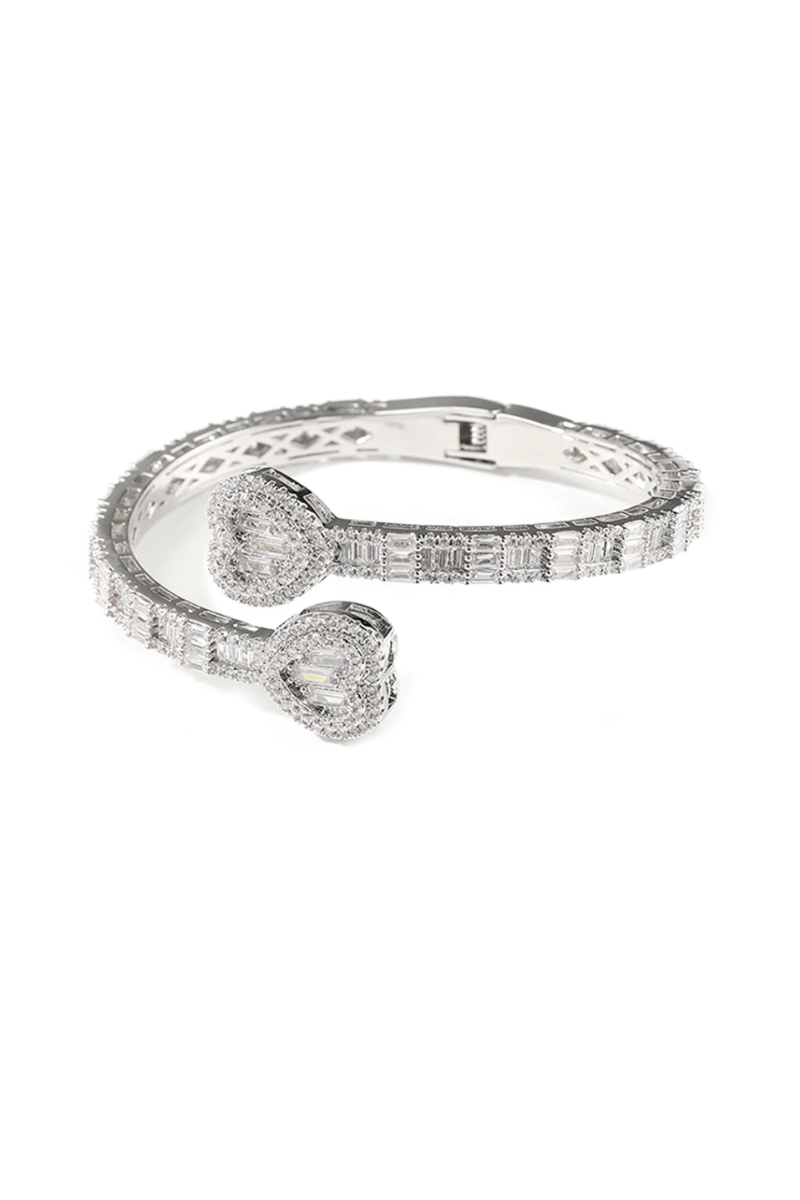 LUXIIVA® OPEN HEART CZ BRACELET (Ready to Ship)