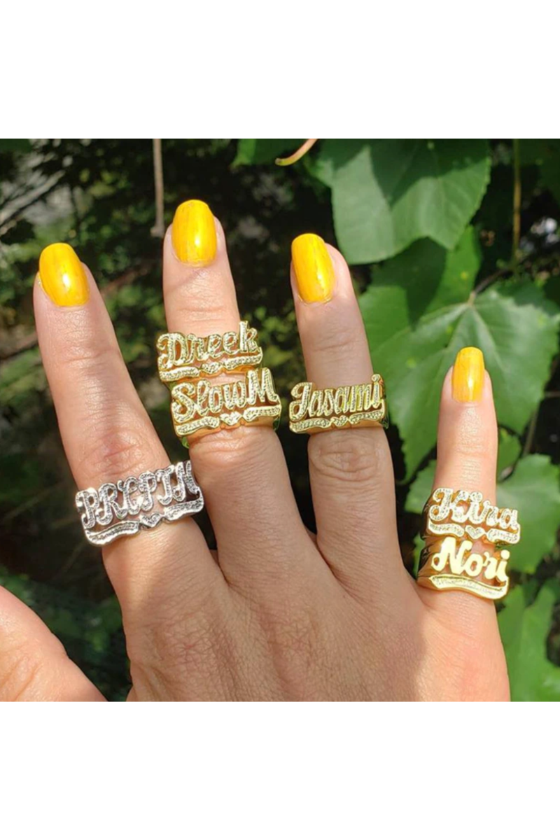 LUXIIVA® MARY CUSTOM NAME RING