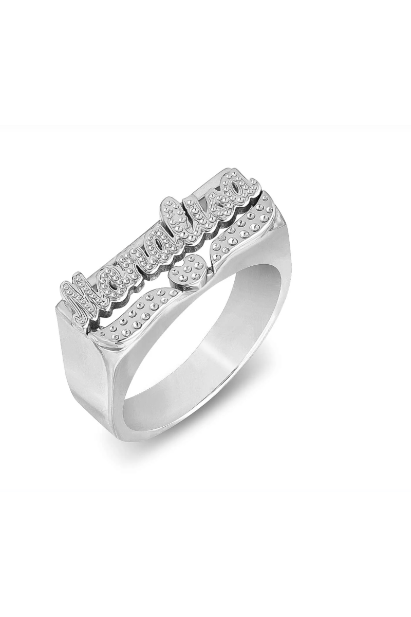 LUXIIVA® MARY CUSTOM NAME RING