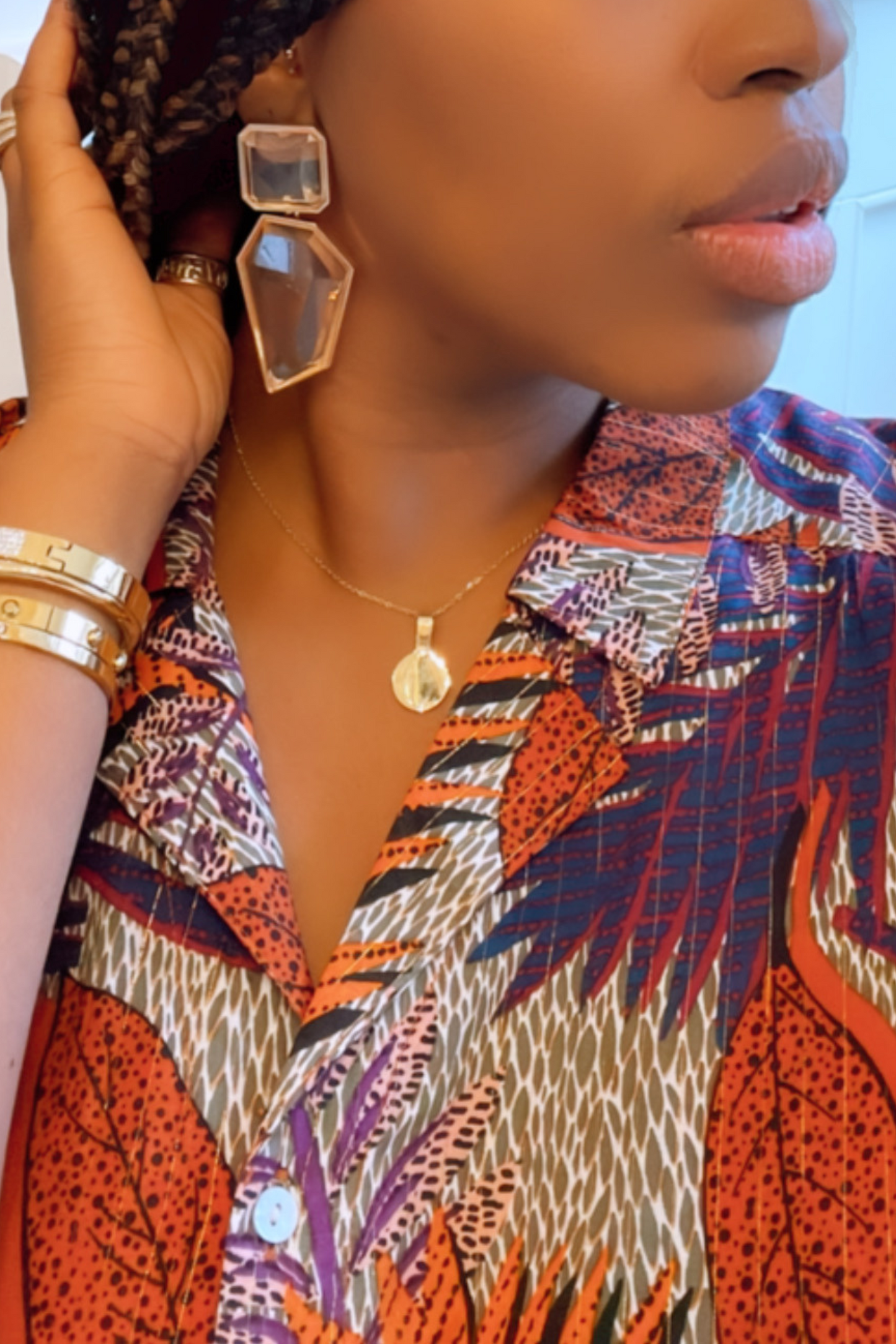 LUXIIVA® CRYSTAL DROP EARRING(Ready to Ship)