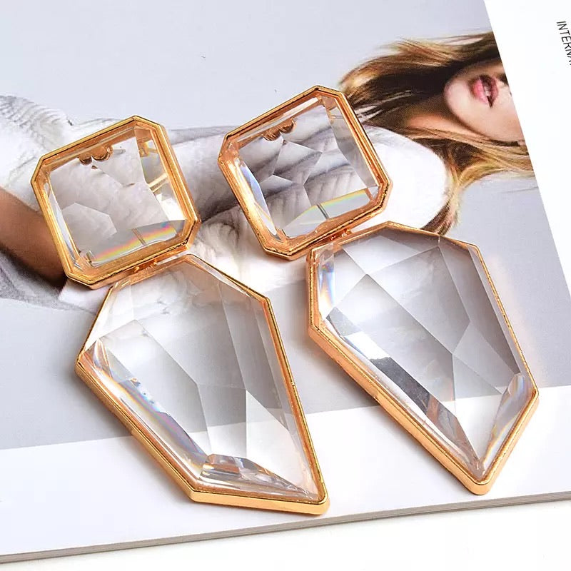 LUXIIVA® CRYSTAL DROP EARRING(Ready to Ship)