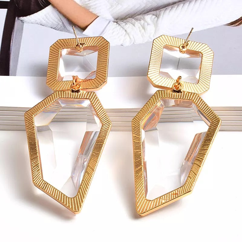 LUXIIVA® CRYSTAL DROP EARRING(Ready to Ship)
