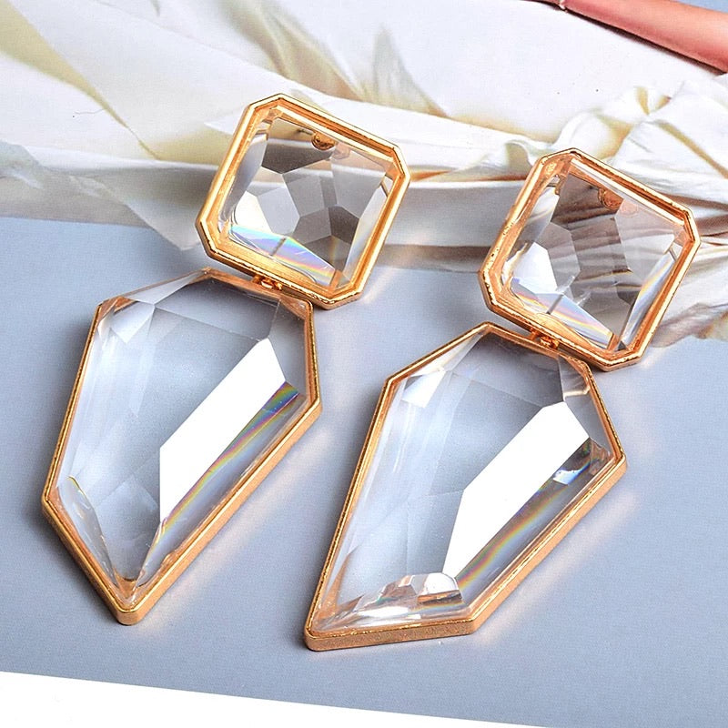 LUXIIVA® CRYSTAL DROP EARRING(Ready to Ship)
