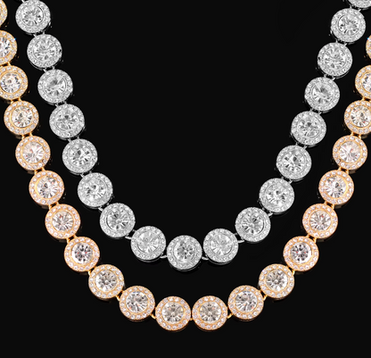 2 PCS TATIANA TENNIS NECKLACE & BRACELET SET(Ready to Ship)