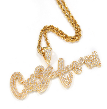 DELUX CURSIVE CUSTOM NAME NECKLACE