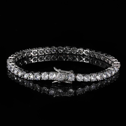 LUXIIVA® MOISSANITE CIRCLE TENNIS BRACELET (Ready to Ship)