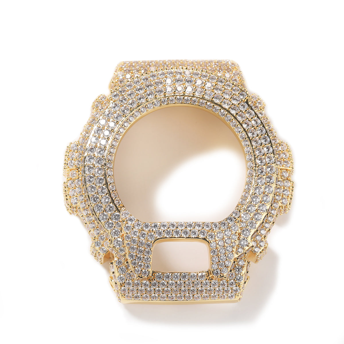 LUXIIVA® Moissanite Iced-Out Bezel — fits Casio DW-6900