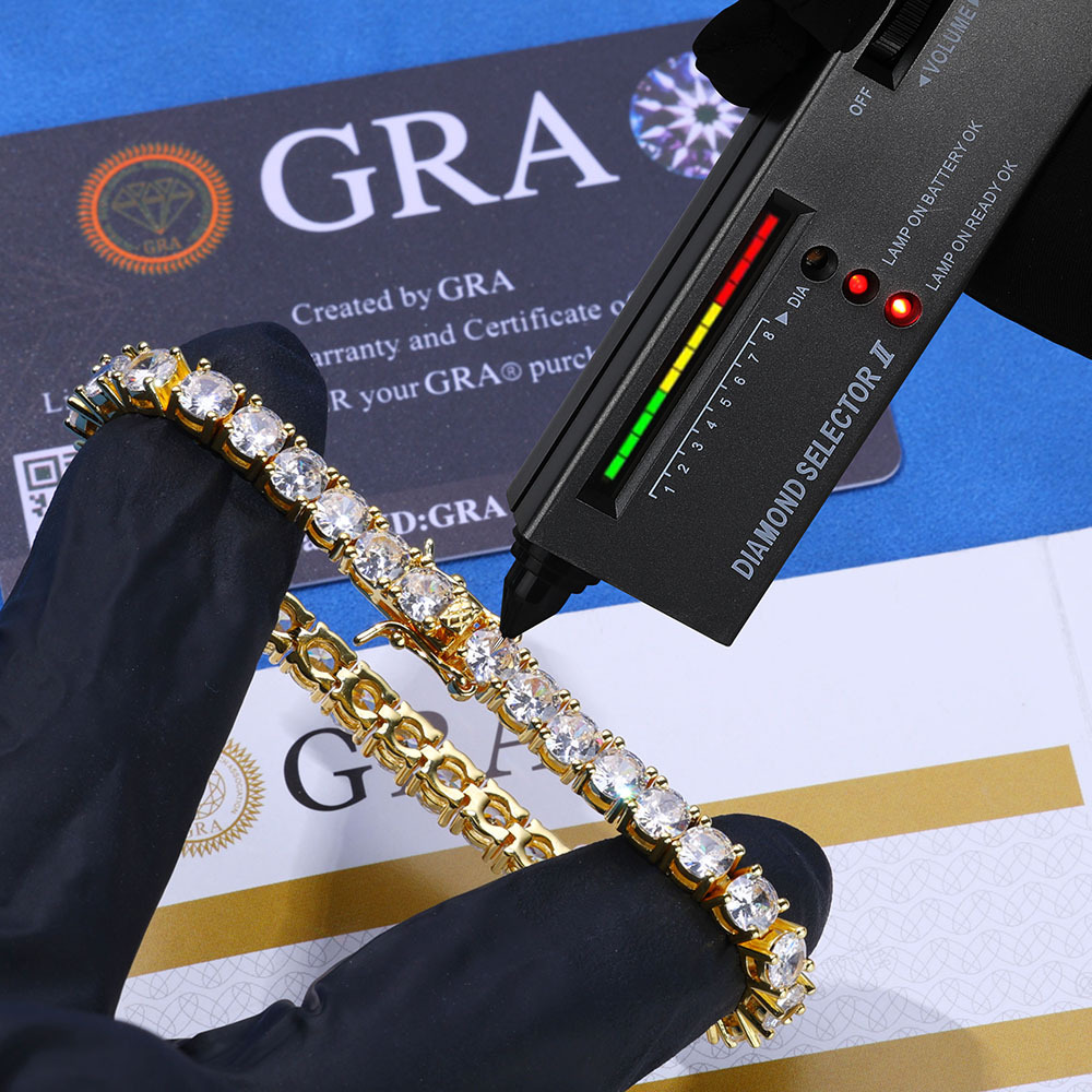 LUXIIVA® MOISSANITE CIRCLE TENNIS BRACELET (Ready to Ship)