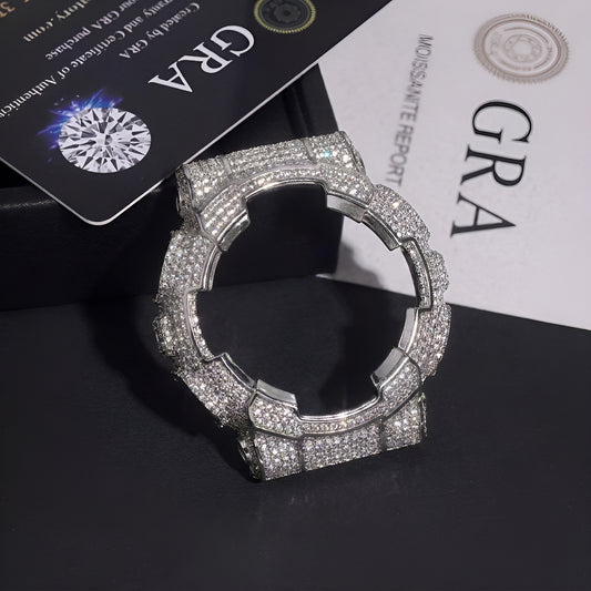 LUXIIVA® Moissanite Iced-Out Bezel — fits Casio G-SHOCK GA-110