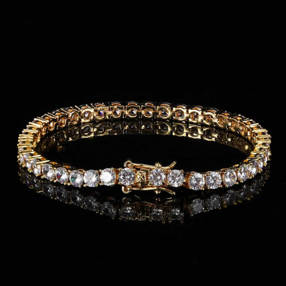 LUXIIVA® MOISSANITE CIRCLE TENNIS BRACELET (Ready to Ship)