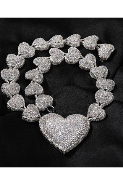 LUXIIVA® BOLD HEART CHAIN(Ready to Ship)