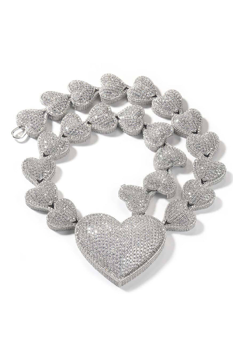 LUXIIVA® BOLD HEART CHAIN(Ready to Ship)