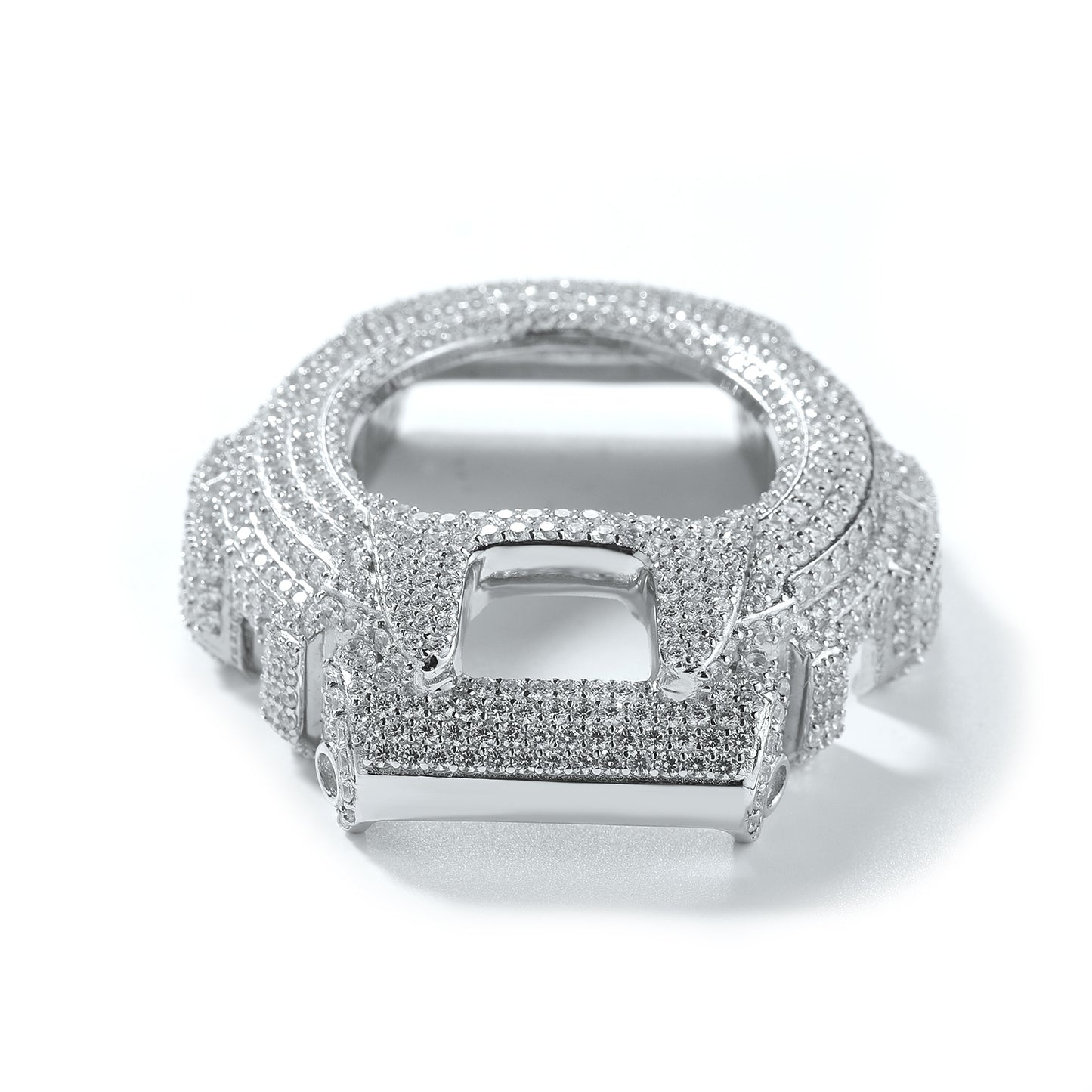 LUXIIVA® Moissanite Iced-Out Bezel — fits Casio DW-6900