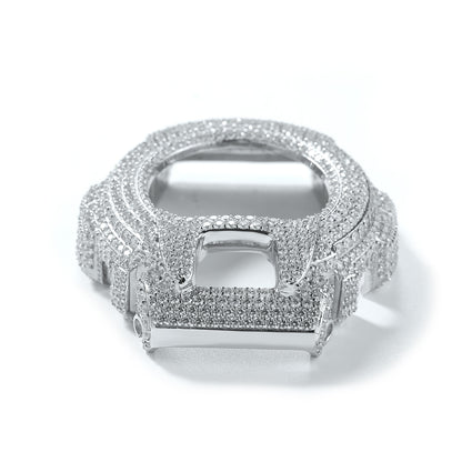 LUXIIVA® Moissanite Iced-Out Bezel — fits Casio DW-6900