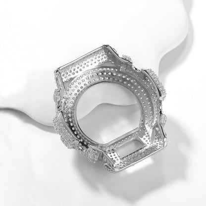 LUXIIVA® Moissanite Iced-Out Bezel — fits Casio DW-6900