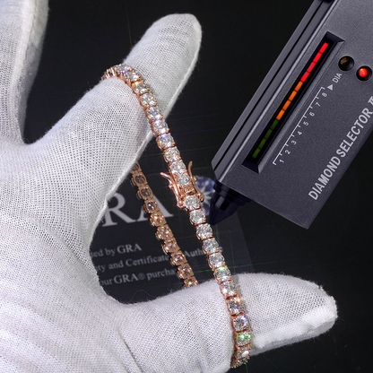 LUXIIVA® MOISSANITE CIRCLE TENNIS BRACELET (Ready to Ship)