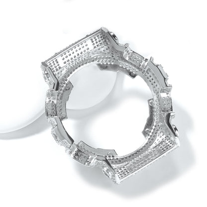 LUXIIVA® Moissanite Iced-Out Bezel — fits Casio G-SHOCK GA-110