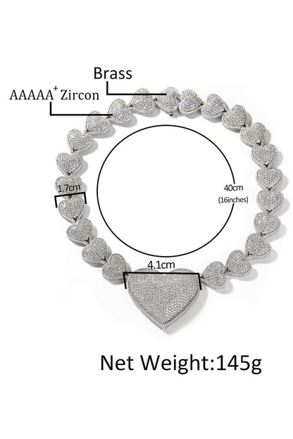 LUXIIVA® BOLD HEART CHAIN(Ready to Ship)