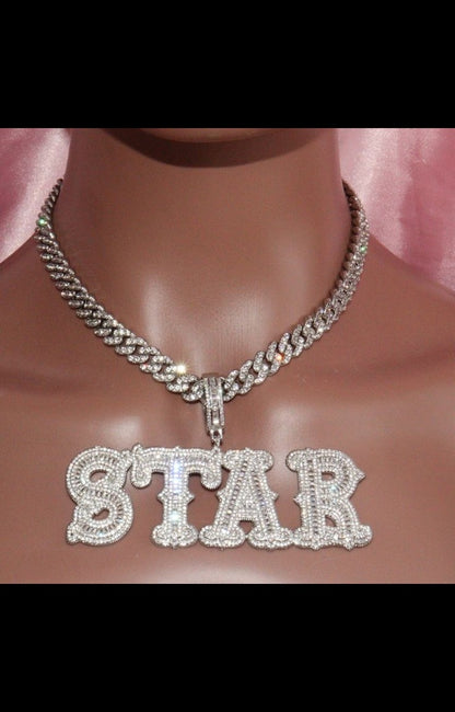 MILANI  BOLD LETTER NECKLACE