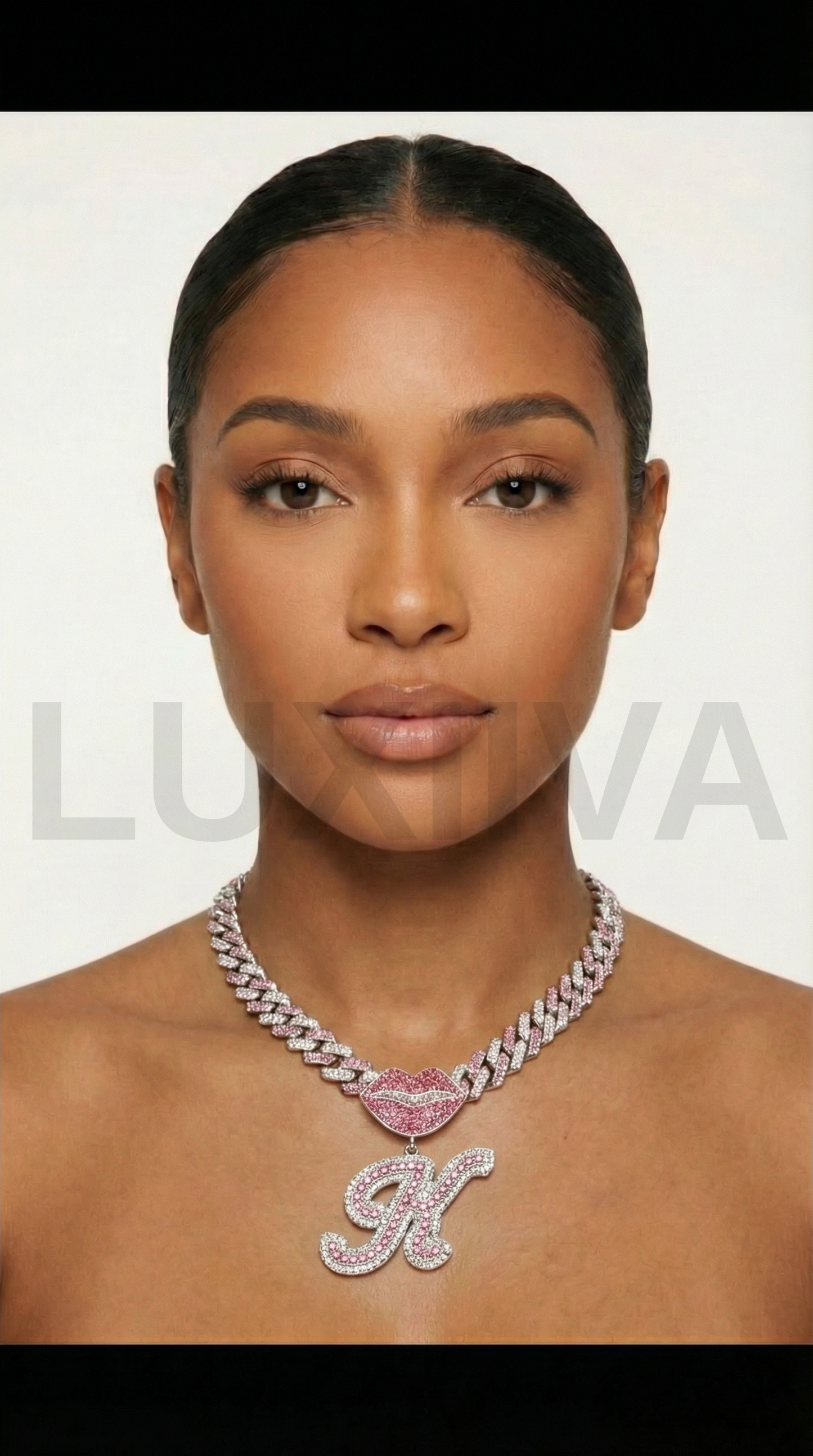 LUXIIVA® LIPS INITIAL PENDANT(Ready to Ship)