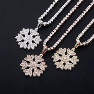 SNOWFLAKE NECKLACE(Ships Same Day)