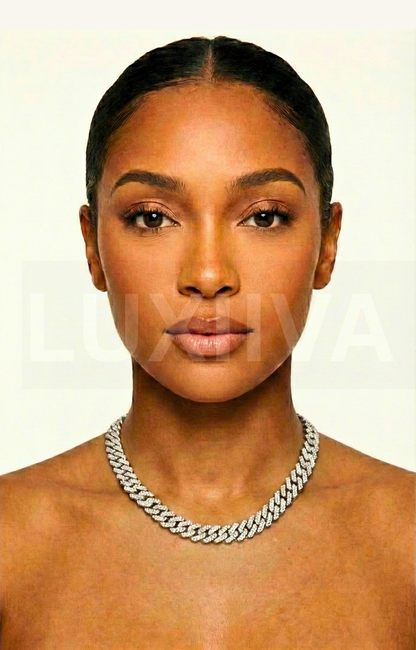 LUXIIVA® 13MM CUBAN LINK NECKLACE-(Ready to Ship)