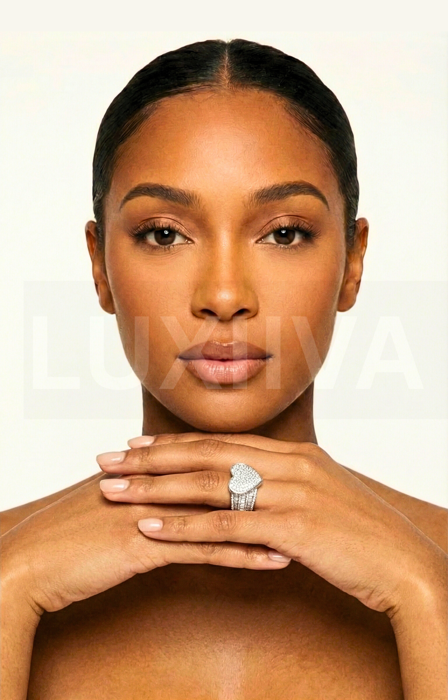 LUXIIVA® SOLANGE HEART RING(Ready to Ship)